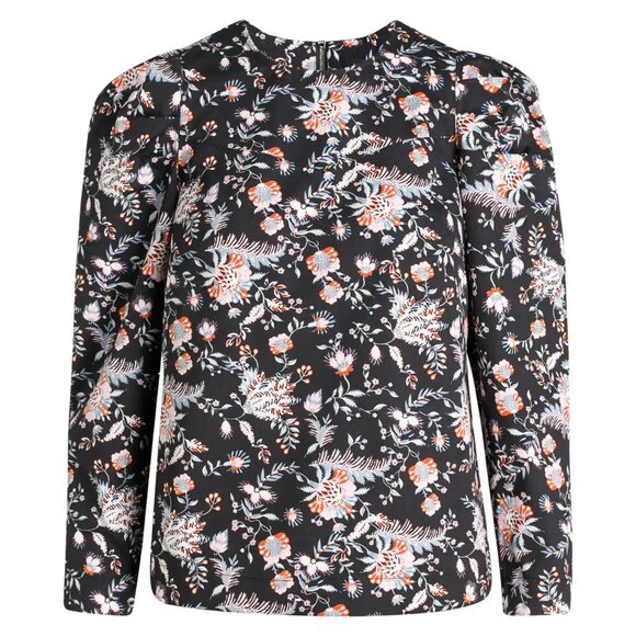 Ted Baker Aimil Cotton Puff Shoulder Top 0 - Picture 5 of 16